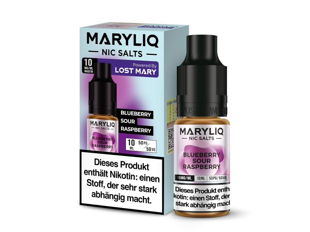 MARYLIQ - Blueberry Sour Raspberry - Nikotinsalz Liquid 10 mg/ml