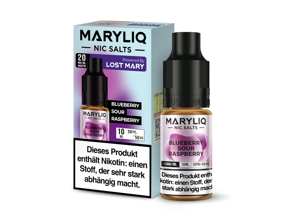 MARYLIQ - Blueberry Sour Raspberry - Nikotinsalz Liquid 20 mg/ml