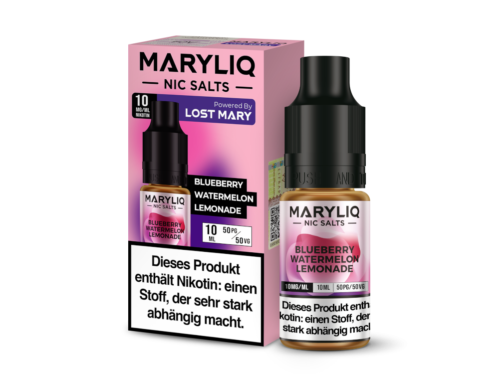 MARYLIQ - Blueberry Watermelon Lemonade - Nikotinsalz Liquid 10 mg/ml