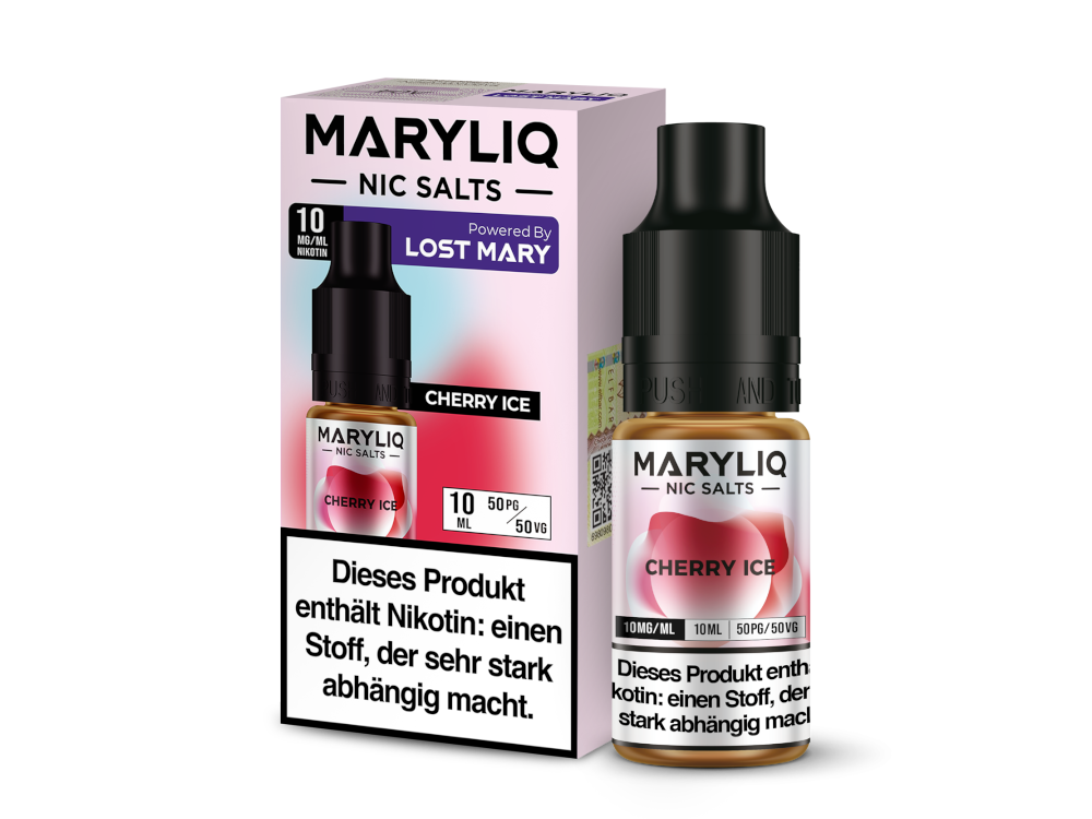 MARYLIQ - Cherry Ice - Nikotinsalz Liquid 10 mg/ml