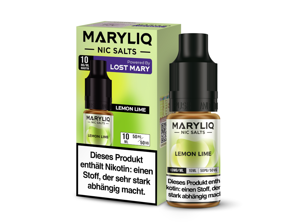 MARYLIQ - Lemon Lime - Nikotinsalz Liquid 10 mg/ml