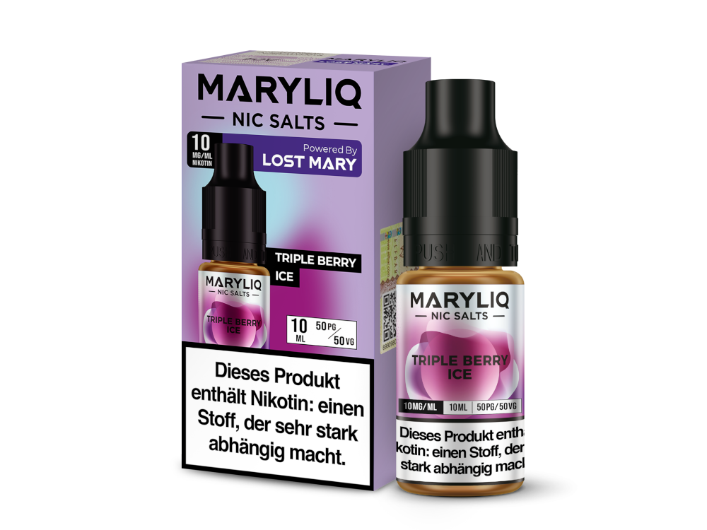 MARYLIQ - Triple Berry Ice - Nikotinsalz Liquid 10 mg/ml