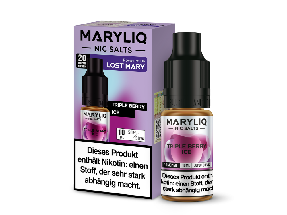 MARYLIQ - Triple Berry Ice - Nikotinsalz Liquid 20 mg/ml