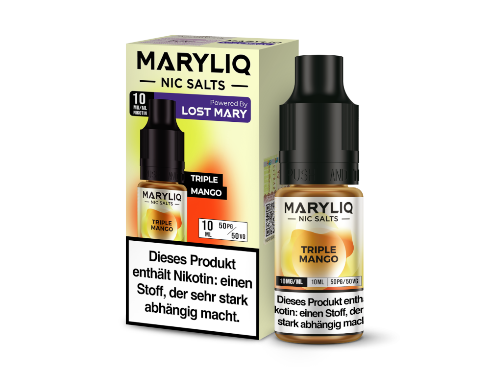 MARYLIQ - Triple Mango - Nikotinsalz Liquid 10 mg/ml