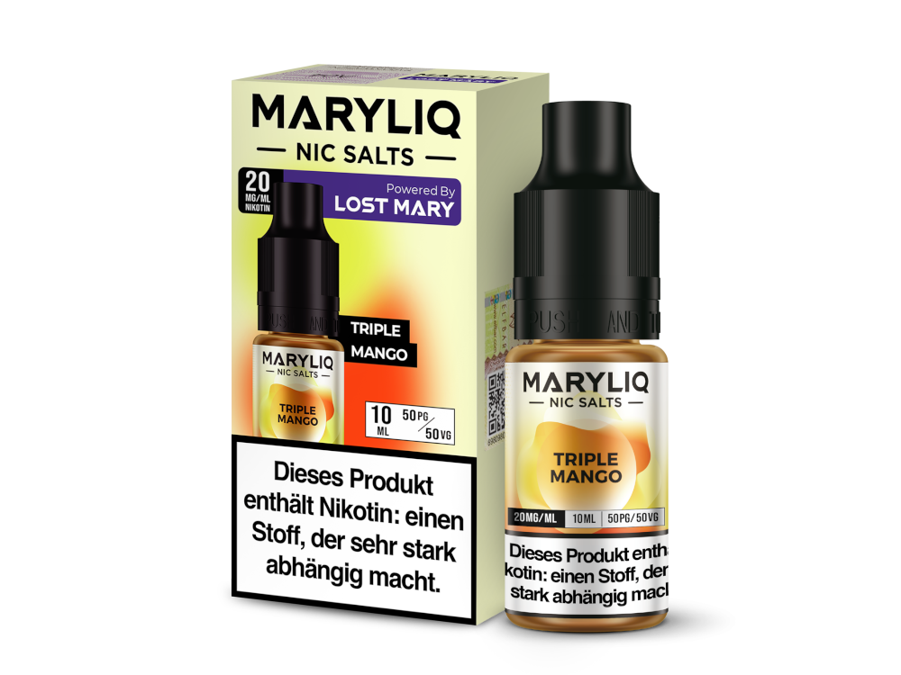 MARYLIQ - Triple Mango - Nikotinsalz Liquid 20 mg/ml