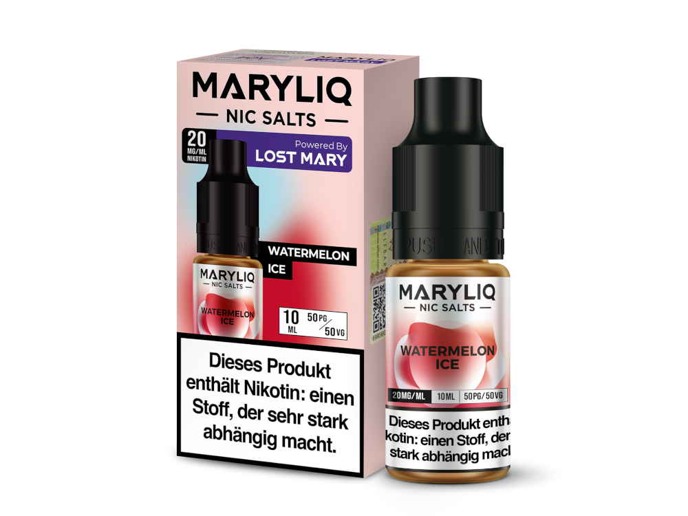 MARYLIQ - Watermelon Ice - Nikotinsalz Liquid 20 mg/ml