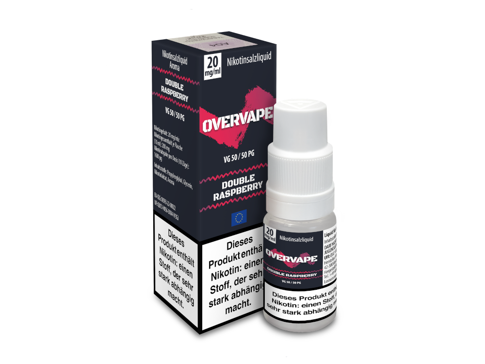 Overvape - Double Raspberry - Nikotinsalz Liquid 20 mg/ml