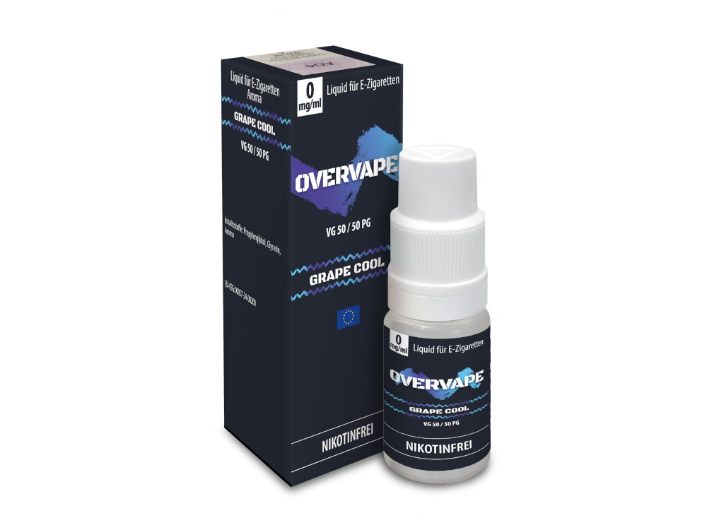 Overvape - Grape Cool - Nikotinsalz Liquid 0 mg/ml
