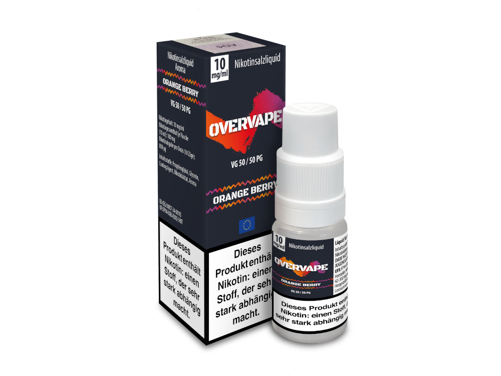 Overvape - Orange Berry - Nikotinsalz Liquid 10 mg/ml