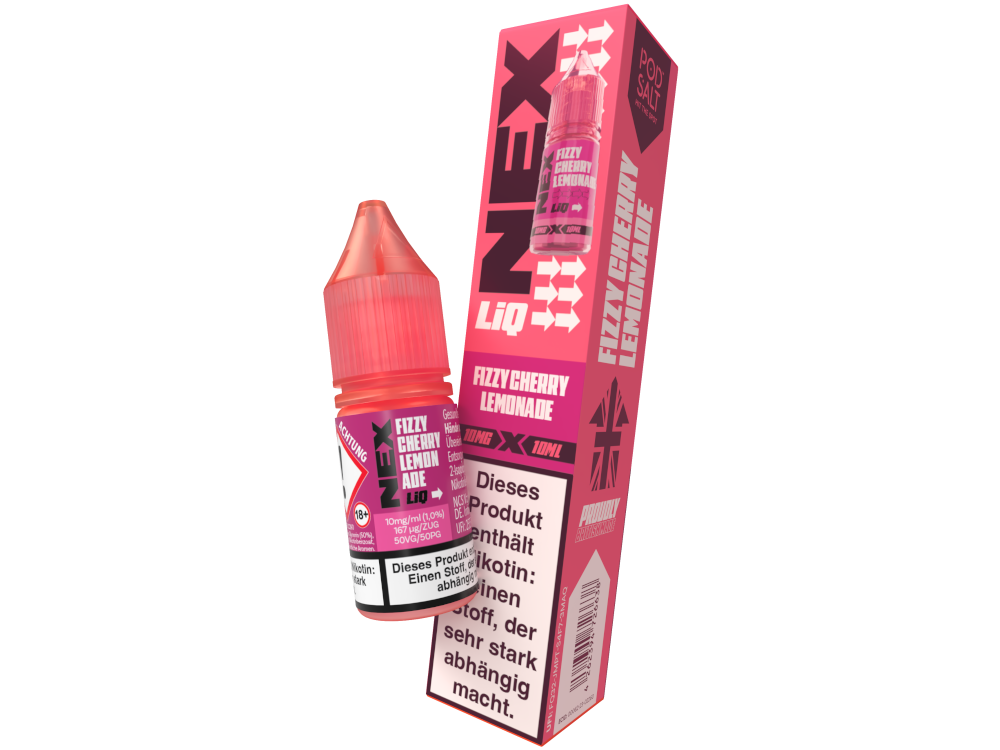 Pod Salt - NexLiq - Fizzy Cherry Lemonade Nikotinsalz Liquid 10 mg/ml
