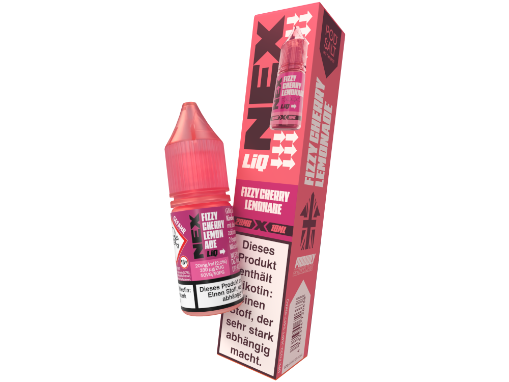 Pod Salt - NexLiq - Fizzy Cherry Lemonade Nikotinsalz Liquid 20 mg/ml