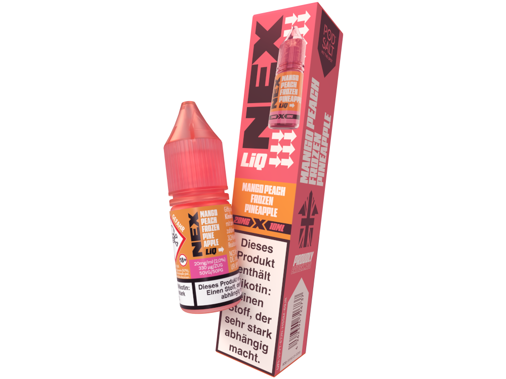 Pod Salt - NexLiq - Mango Peach Frozen Pineapple Nikotinsalz Liquid 20 mg/ml