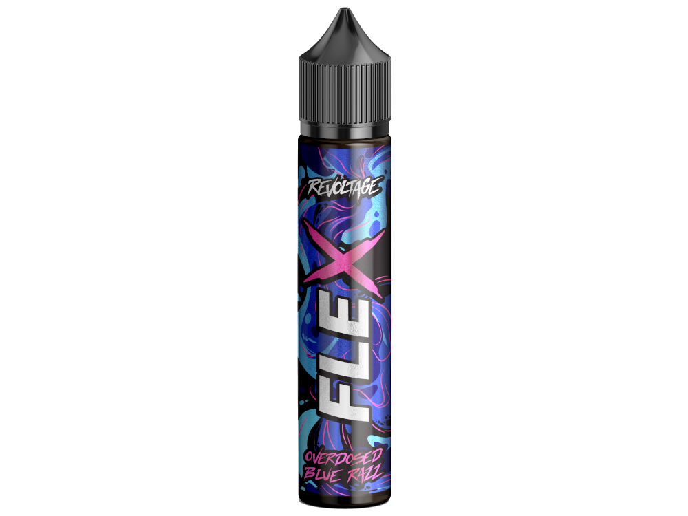 Revoltage - FLEX - Aroma Overdosed Blue Razz 10 ml 15er Packung