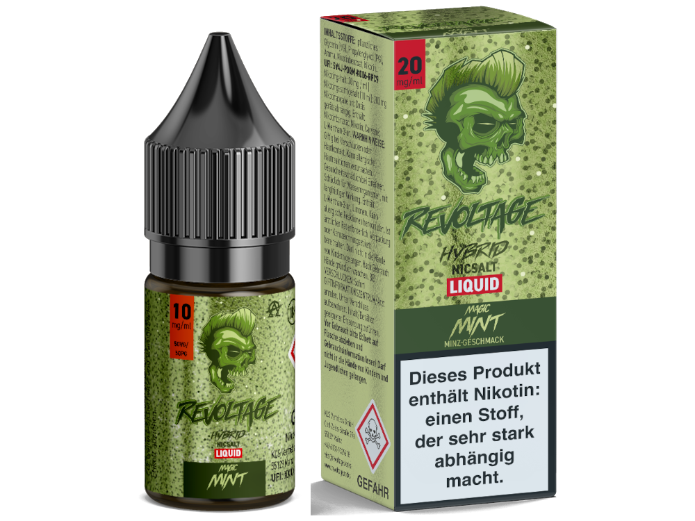 Revoltage - Magic Mint - Hybrid Nikotinsalz Liquid 20 mg/ml 15er Packung