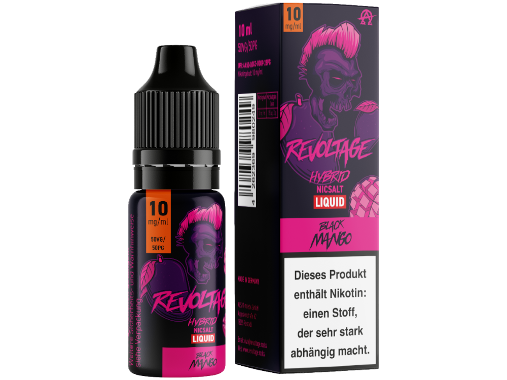 Revoltage - Black Mango - Hybrid Nikotinsalz Liquid 10 mg/ml 15er Packung