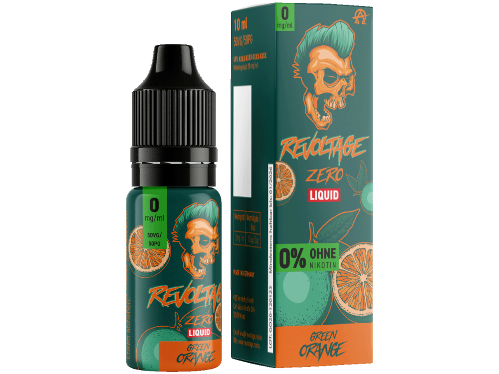 Revoltage - Green Orange - Hybrid Nikotinsalz Liquid 0 mg/ml 15er Packung