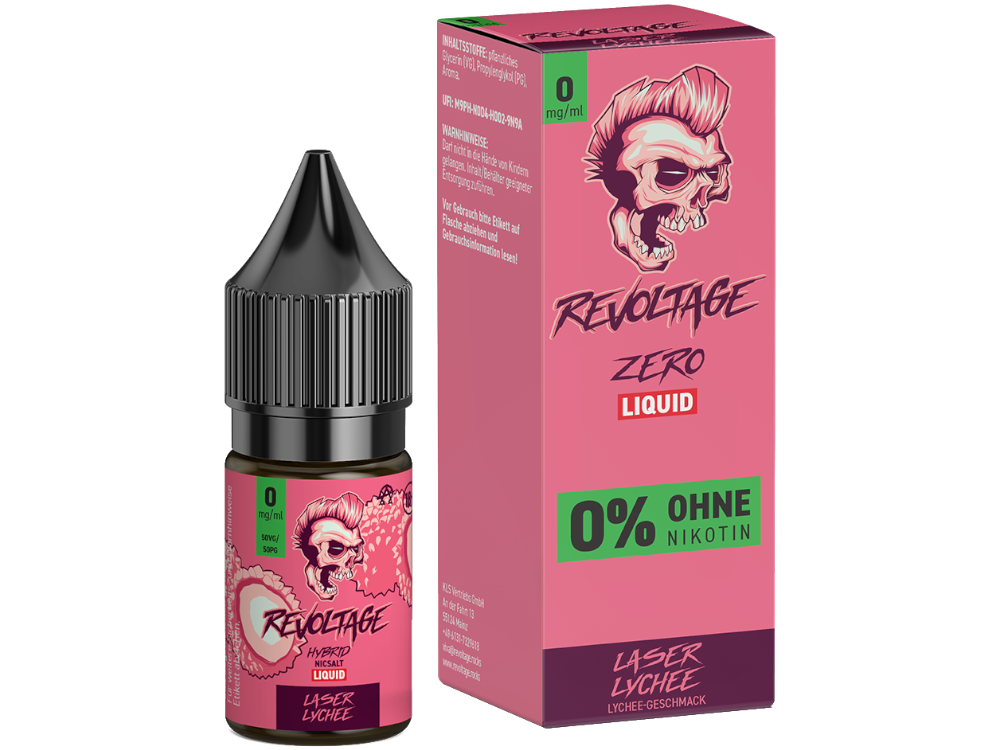 Revoltage - Laser Lychee - Hybrid Nikotinsalz Liquid 0 mg/ml 15er Packung