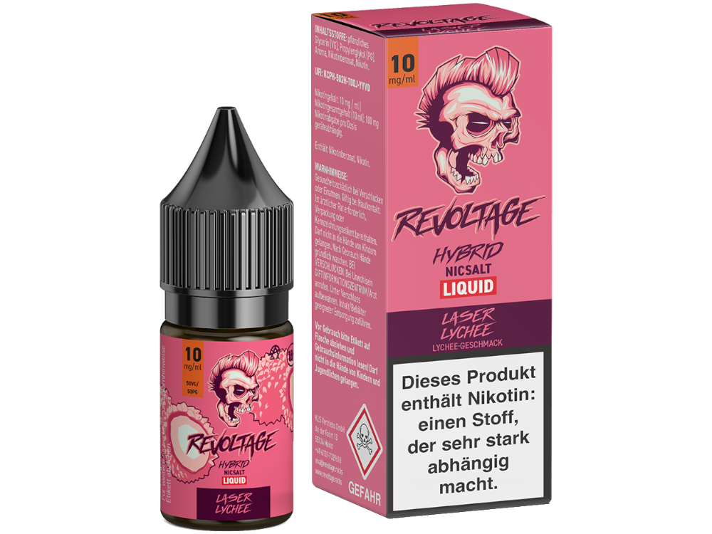 Revoltage - Laser Lychee - Hybrid Nikotinsalz Liquid 10 mg/ml
