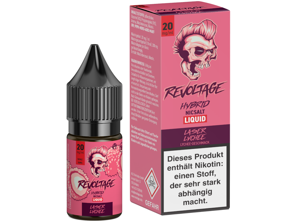Revoltage - Laser Lychee - Hybrid Nikotinsalz Liquid 20 mg/ml