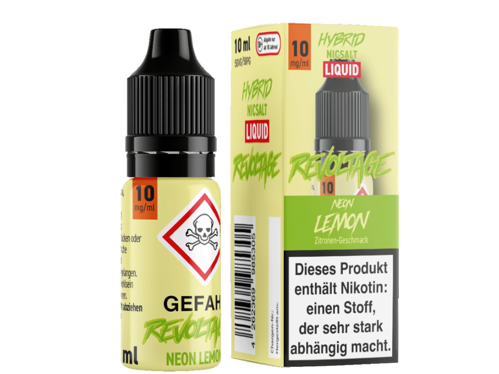 Revoltage - Neon Lemon - Hybrid Nikotinsalz Liquid 10 mg/ml 15er Packung