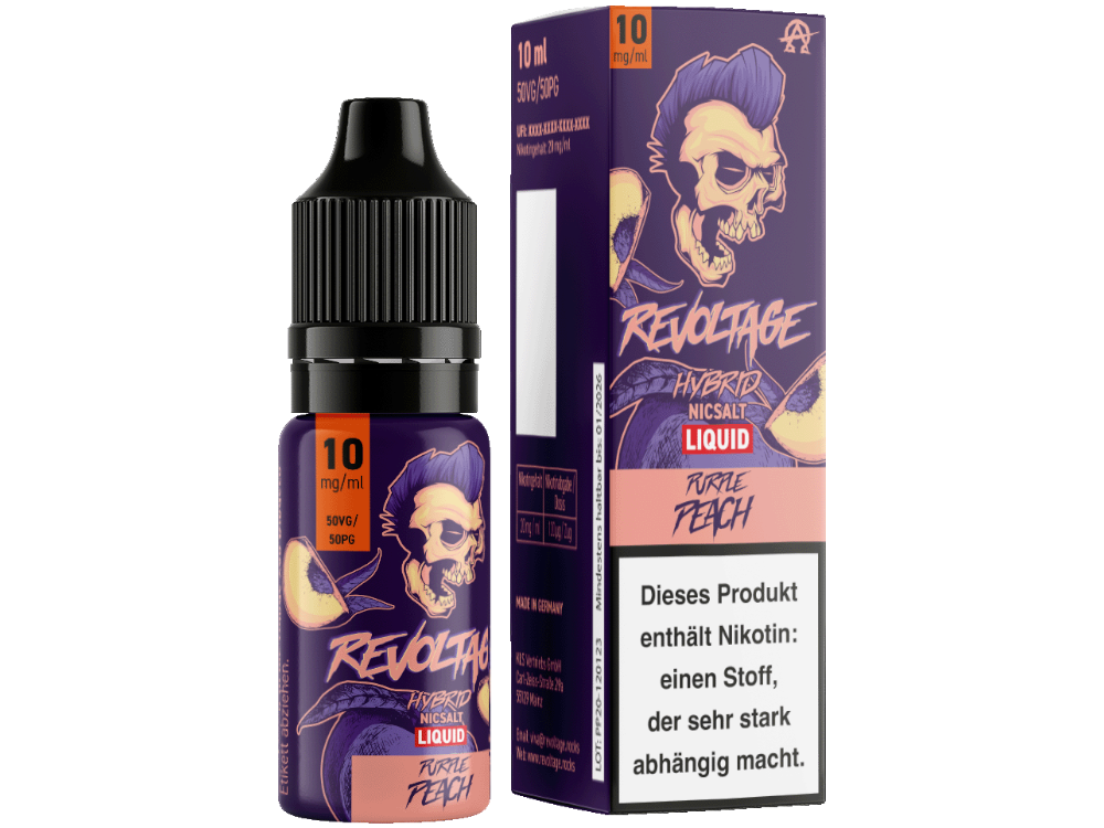 Revoltage - Purple Peach - Hybrid Nikotinsalz Liquid 10 mg/ml