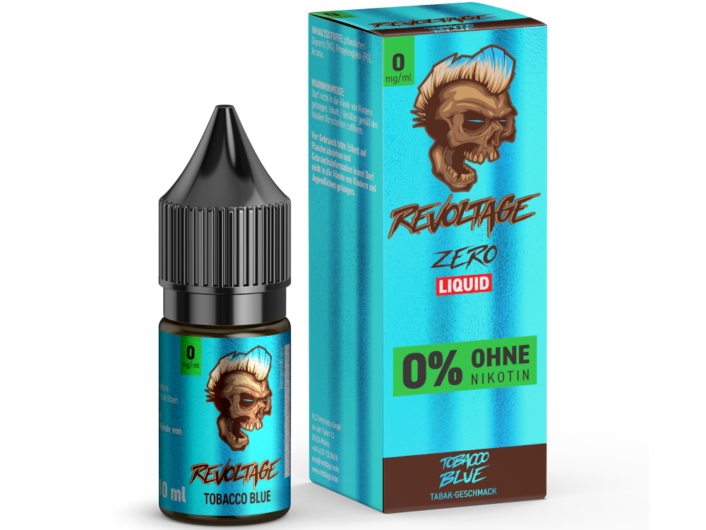Revoltage - Tobacco Blue - Hybrid Nikotinsalz Liquid 0 mg/ml 15er Packung