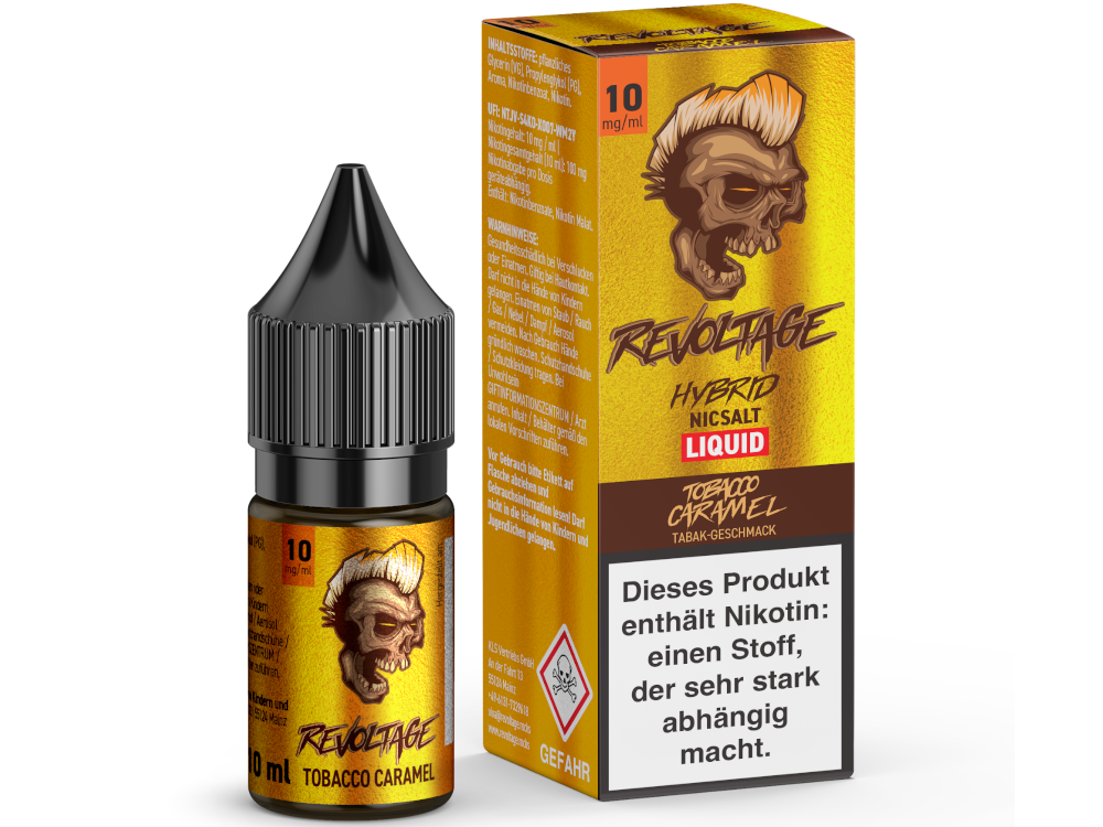 Revoltage - Tobacco Caramel - Hybrid Nikotinsalz Liquid 10 mg/ml