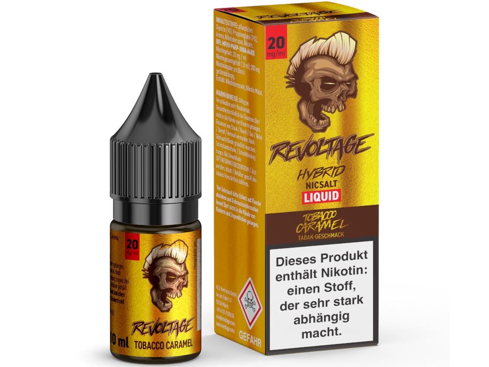 Revoltage - Tobacco Caramel - Hybrid Nikotinsalz Liquid 20 mg/ml