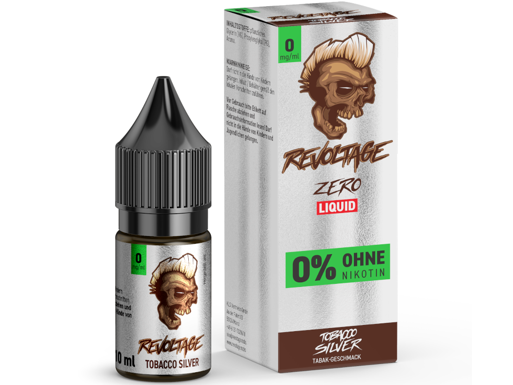 Revoltage - Tobacco Silver - Hybrid Nikotinsalz Liquid 0 mg/ml 15er Packung