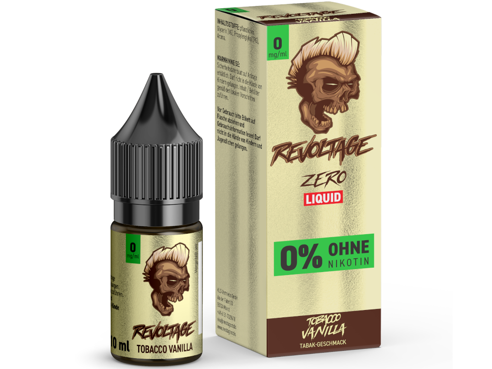 Revoltage - Tobacco Vanilla - Hybrid Nikotinsalz Liquid 0 mg/ml 15er Packung