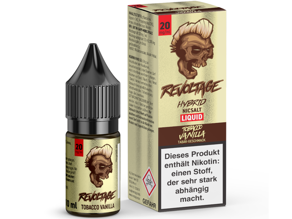 Revoltage - Tobacco Vanilla - Hybrid Nikotinsalz Liquid 20 mg/ml