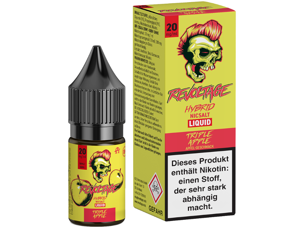 Revoltage - Triple Apple - Hybrid Nikotinsalz Liquid 20 mg/ml