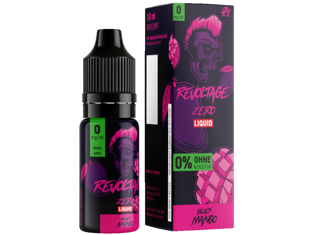 Revoltage - Black Mango - Hybrid Nikotinsalz Liquid 0 mg/ml 15er Packung