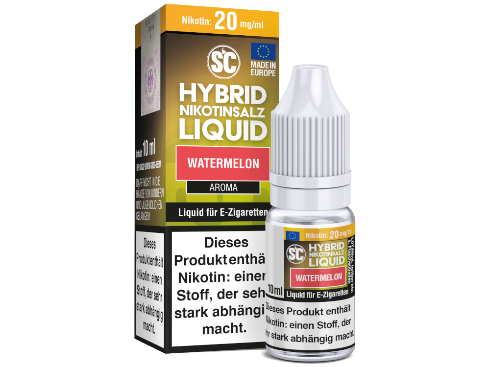 SC - Watermelon - Hybrid Nikotinsalz Liquid 5 mg/ml 10er Packung