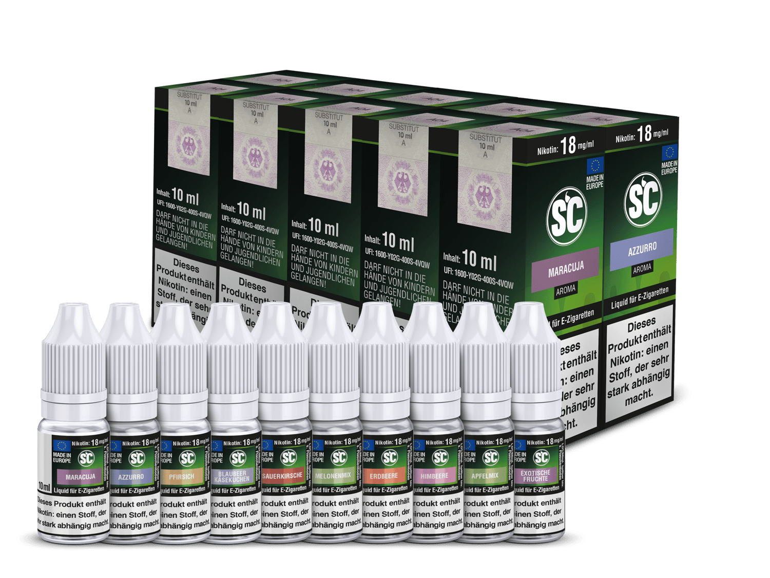 SC Liquid - Fruit Probierbox 3 mg/ml