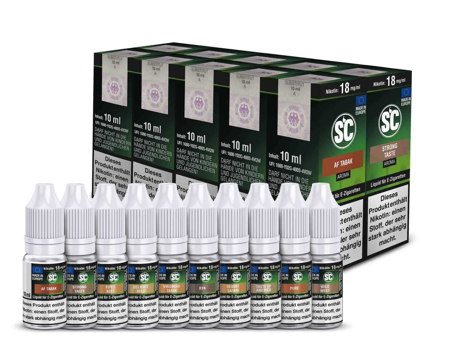 SC Liquid - Tobacco Probierbox 18 mg/ml