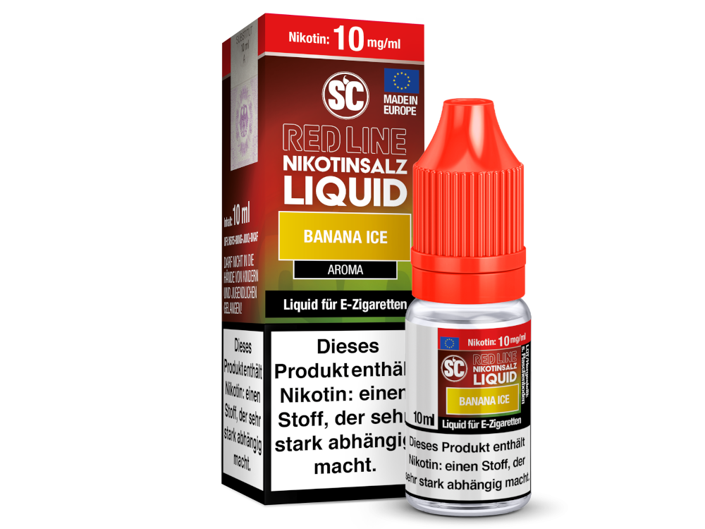 SC - Red Line - Banana Ice - Nikotinsalz Liquid 10 mg/ml