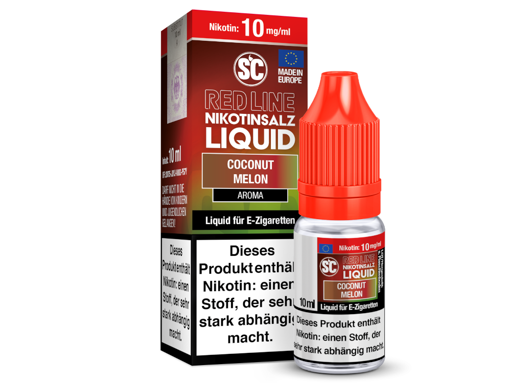 SC - Red Line - Coconut Melon - Nikotinsalz Liquid 10 mg/ml 10er Packung