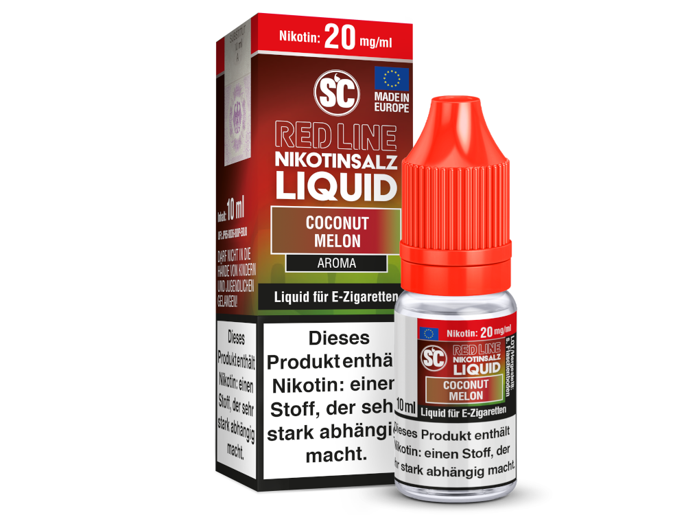 SC - Red Line - Coconut Melon - Nikotinsalz Liquid 20 mg/ml 10er Packung