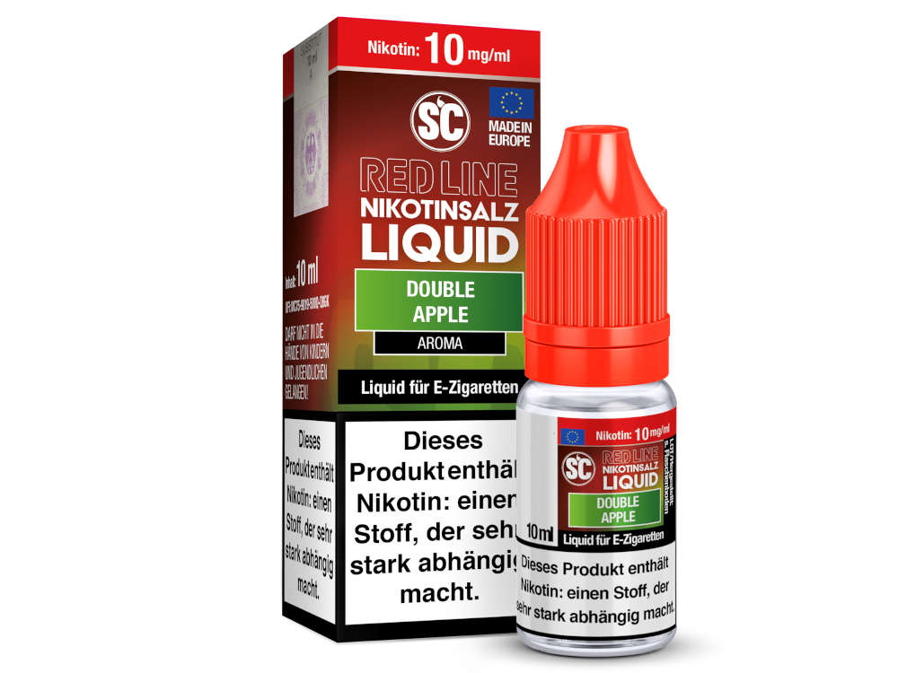 SC - Red Line - Double Apple - Nikotinsalz Liquid 10 mg/ml 10er Packung