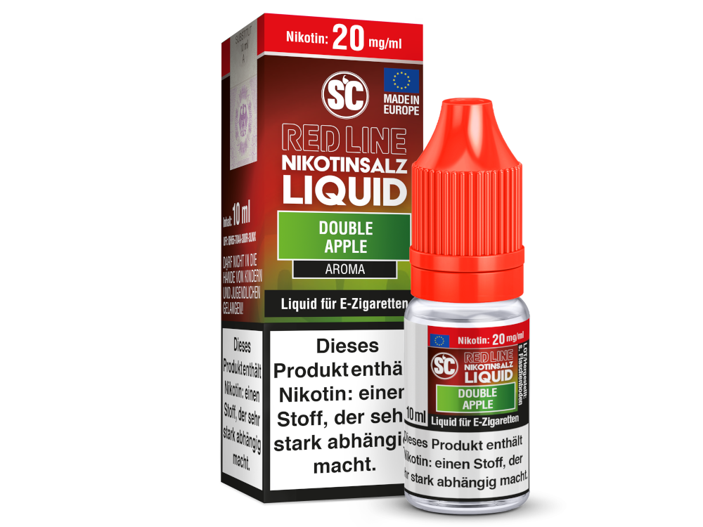 SC - Red Line - Double Apple - Nikotinsalz Liquid 20 mg/ml 10er Packung