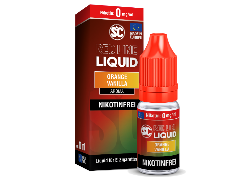 SC - Red Line - Orange Vanilla - Nikotinsalz Liquid 0 mg/ml
