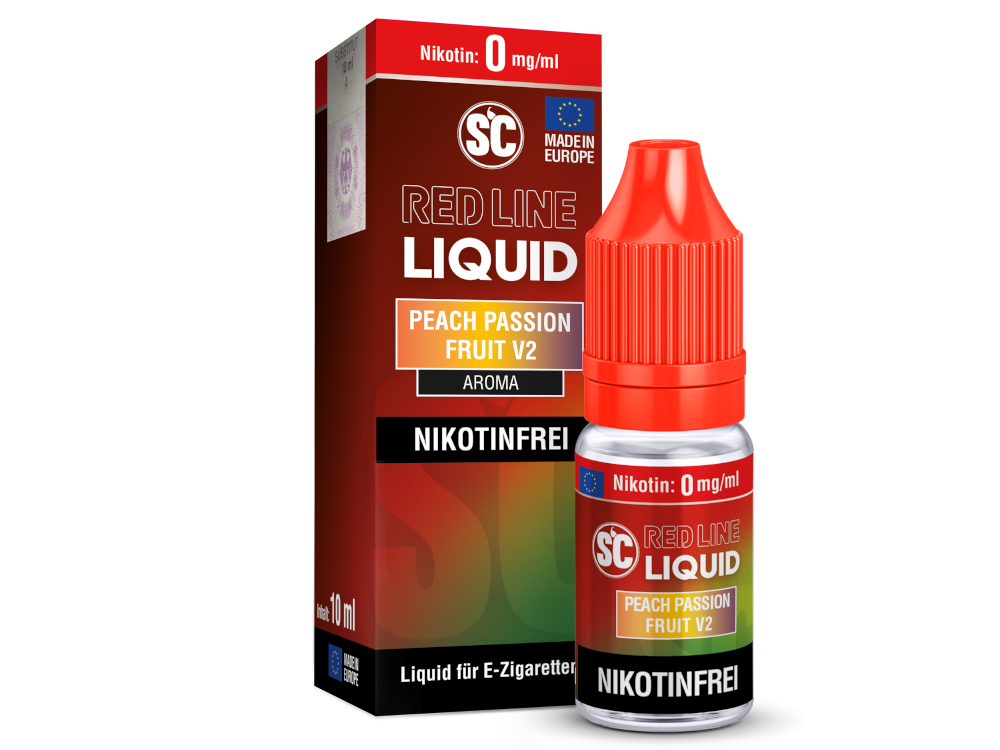 SC - Red Line - Peach Passion Fruit V2 - Nikotinsalz Liquid 0 mg/ml