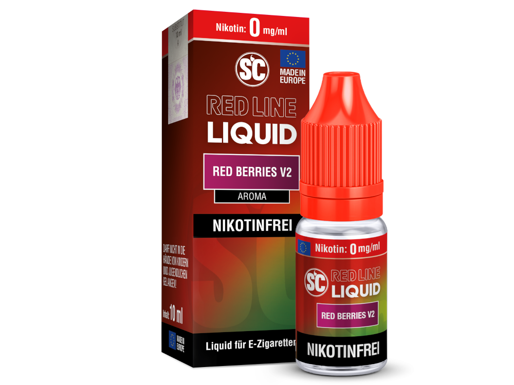 SC - Red Line - Red Berries V2 - Nikotinsalz Liquid 0 mg/ml 10er Packung
