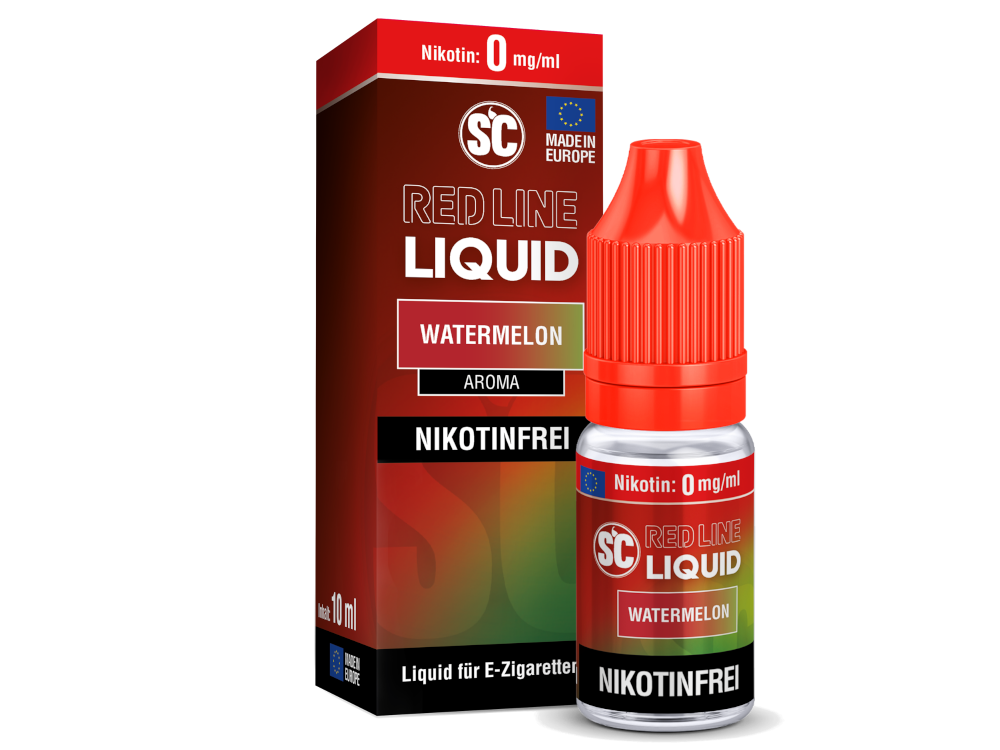 SC - Red Line - Watermelon - Nikotinsalz Liquid 0 mg/ml 10er Packung