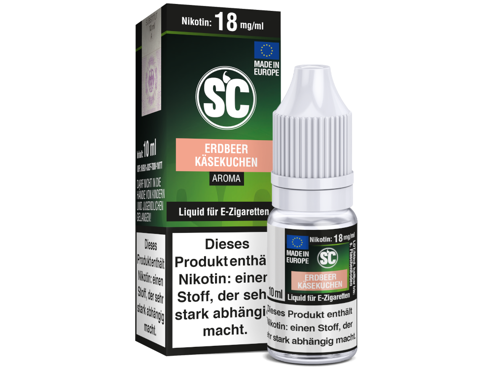 SC Liquid - Erdbeer Käsekuchen 6 mg/ml 10er Packung