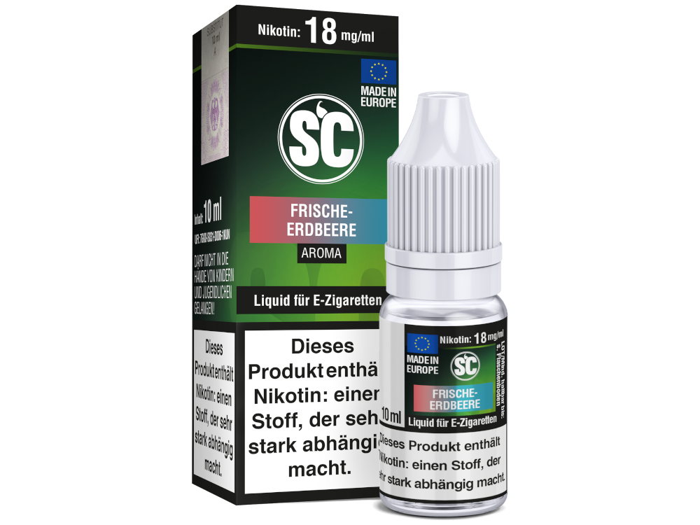 SC Liquid - Frische Erdbeere 0 mg/ml 10er Packung