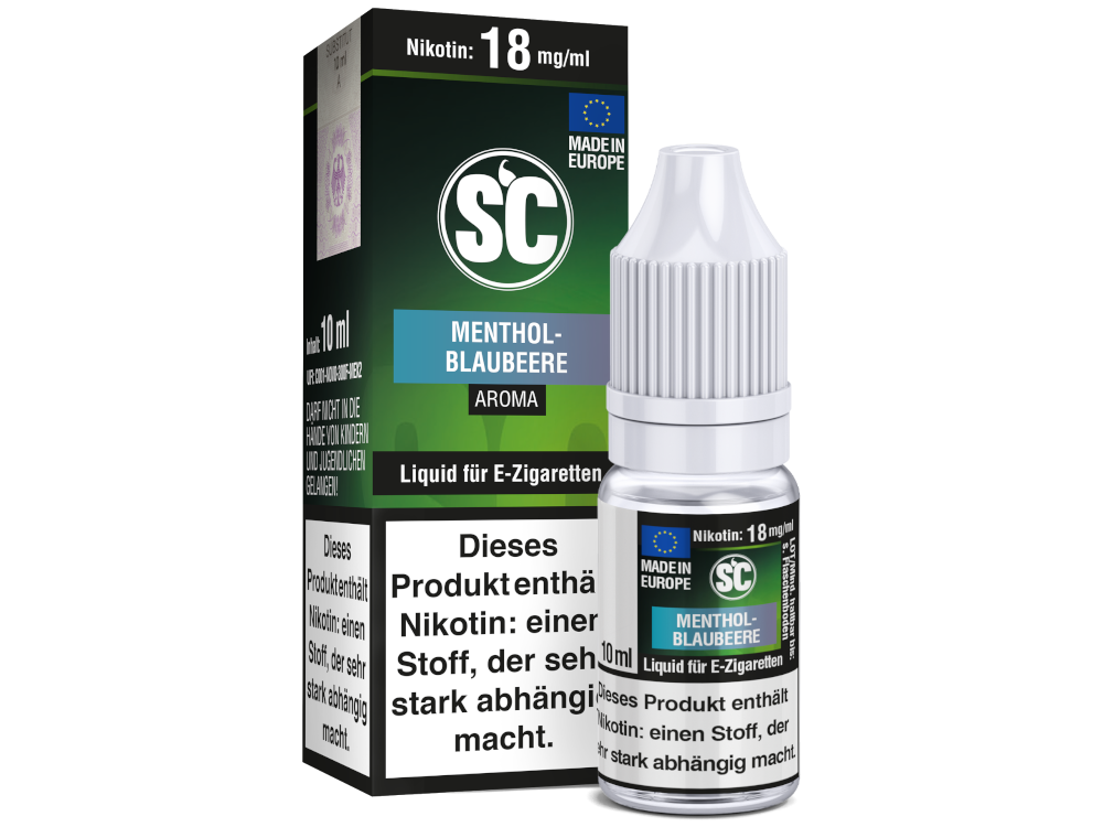 SC Liquid - Menthol-Blaubeere 0 mg/ml