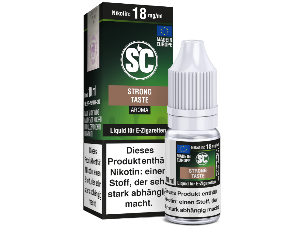 SC Liquid - Strong Tabak 0 mg/ml