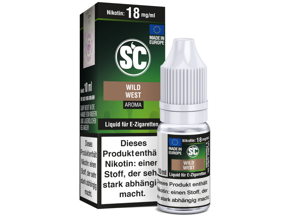SC Liquid - Wild West Tabak 18 mg/ml 10er Packung